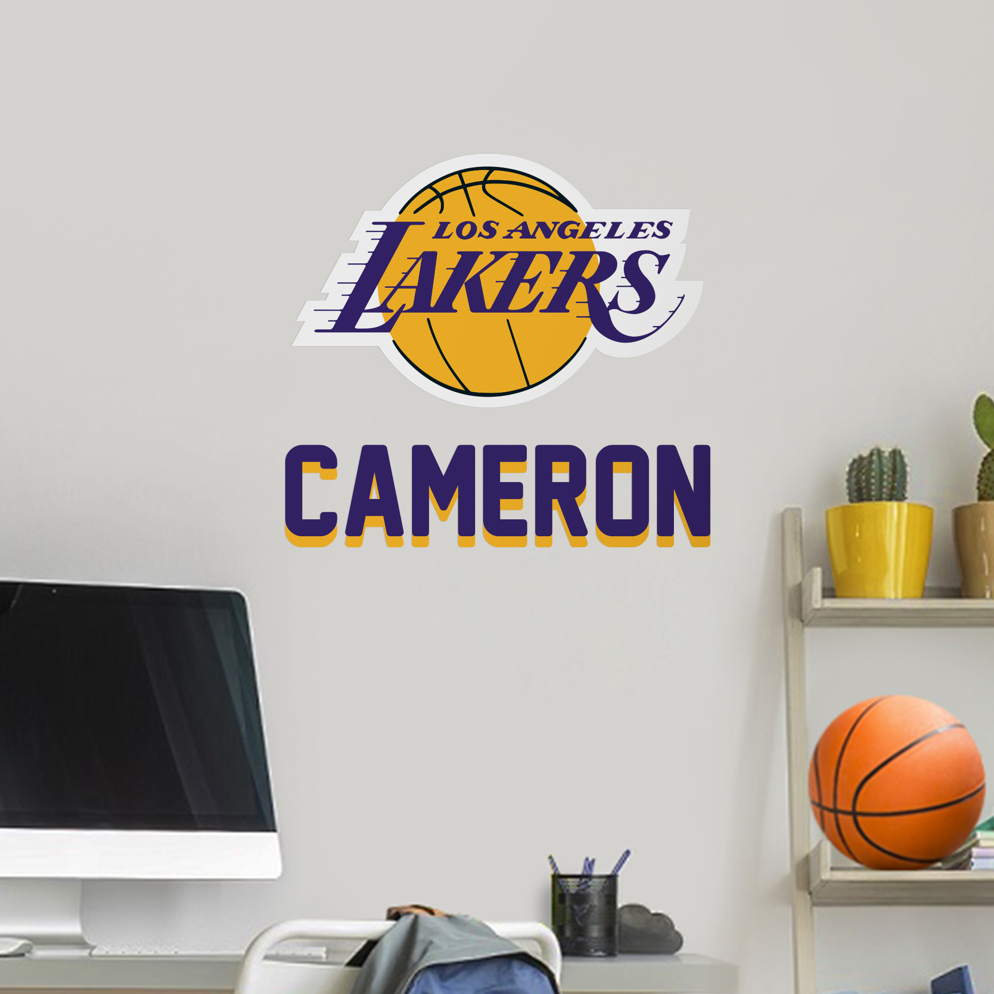 NBA™ Team Logo Name Decals