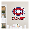 NHL® Large Team Logo and Name Decals Thumbnail Image