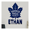 Adesivos de parede com logo de time da NHL® e nome personalizado Thumbnail Image