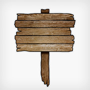 Brown Sign